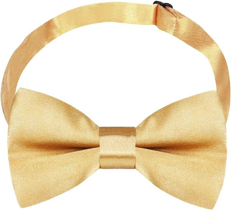 weVSwe Boy's Bow Ties Adjustable Pre Tied Bowtie for Wedding Party 10 x 5 CM - Image 2